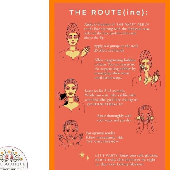 THE ROUTE The Party Peel - Golden Illuminizing Peel - Picture 7 of 7